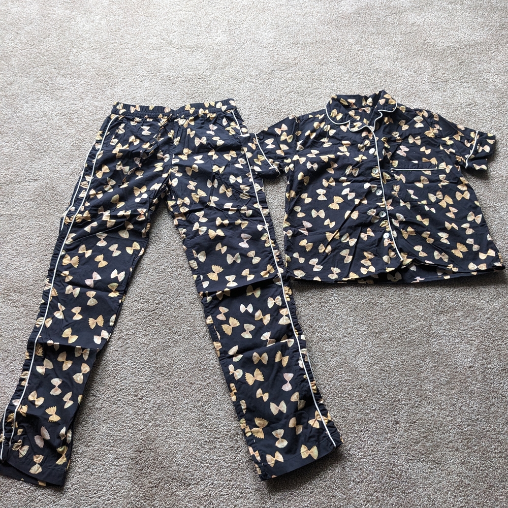 Rachel Antonoff cotton pasta print pajamas/lounge set - discontinued style